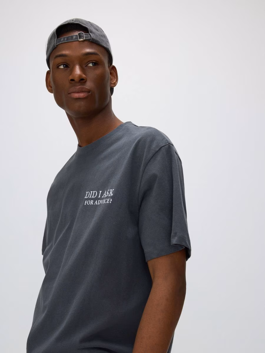Boxy T-Shirt With Embroidery