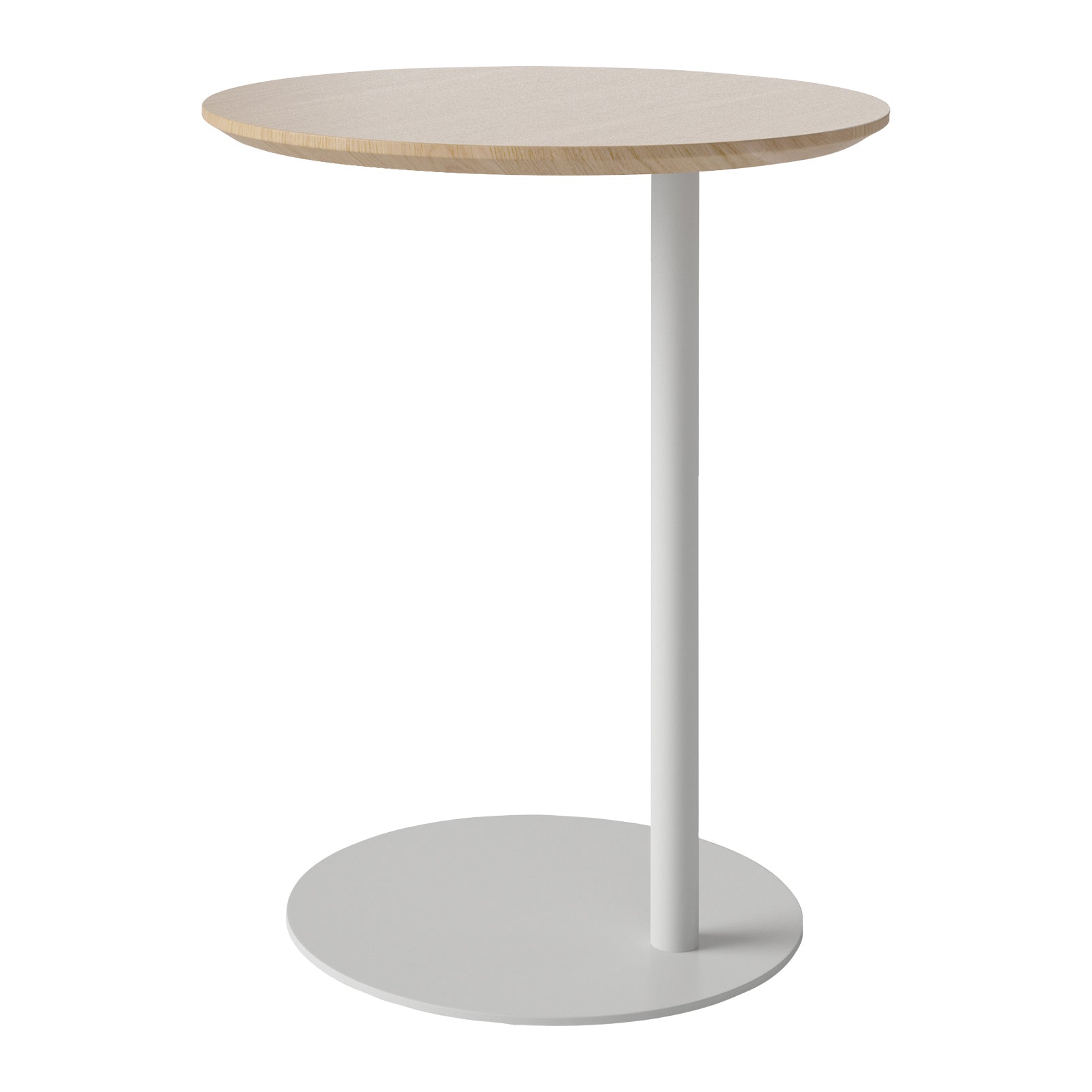 Bolia Pillar Bijzettafel - Witgepigmenteerd Geolied Eiken - Grijs Staa