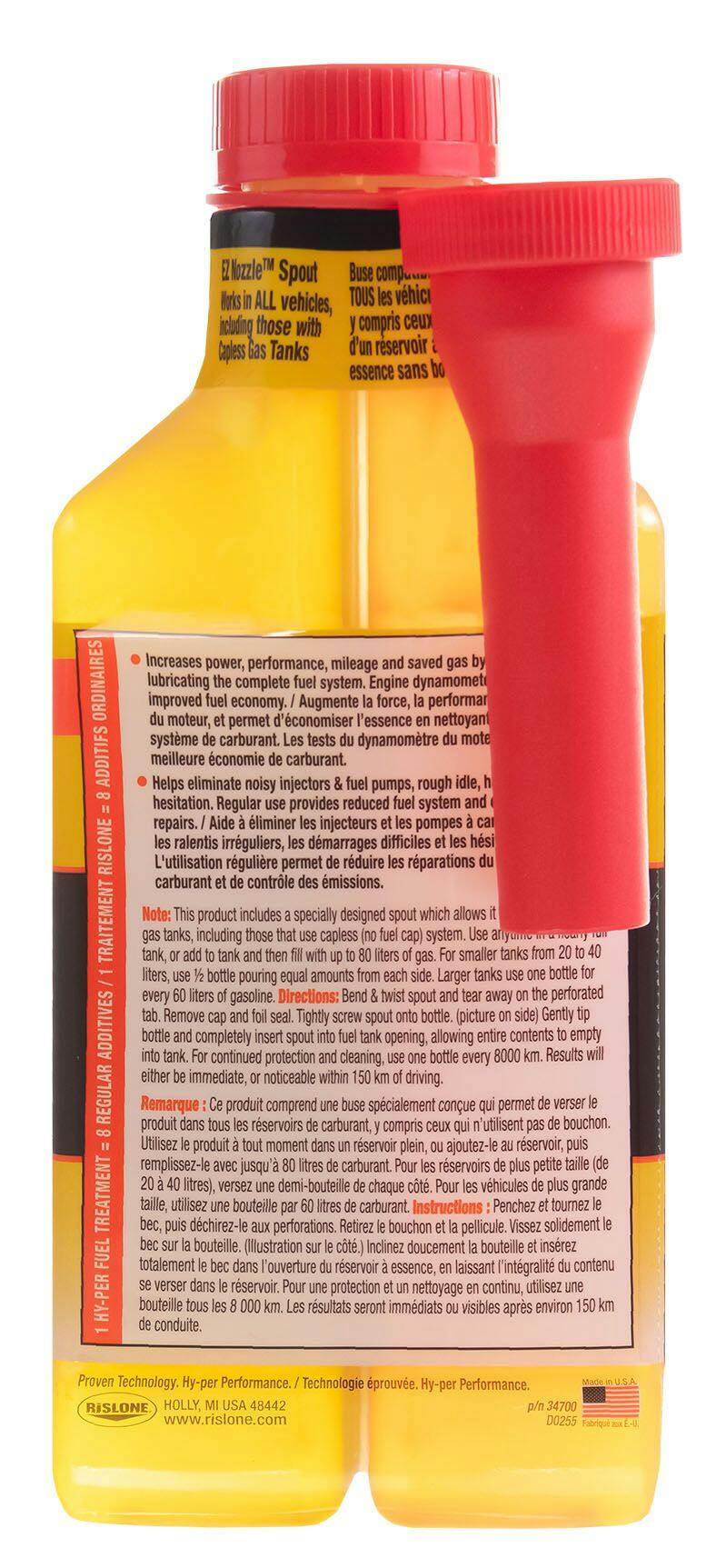 Rislone Hy-per Fuel Gas Complete Fuel System Cleaner, 500-mL