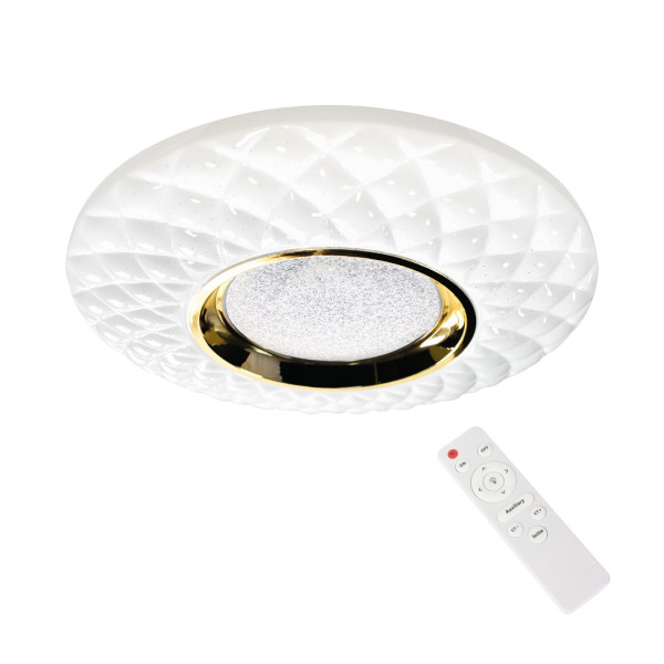 Plafon TOKYO z pilotem okrągły biały LED 1x24W 40cm 1800lm IP20 Milagro