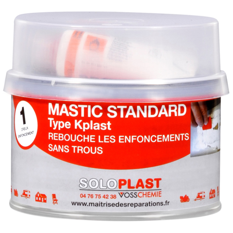 Mastic de remplissage Kplast avec durcisseur 0,947 kg SOLOPLAST
