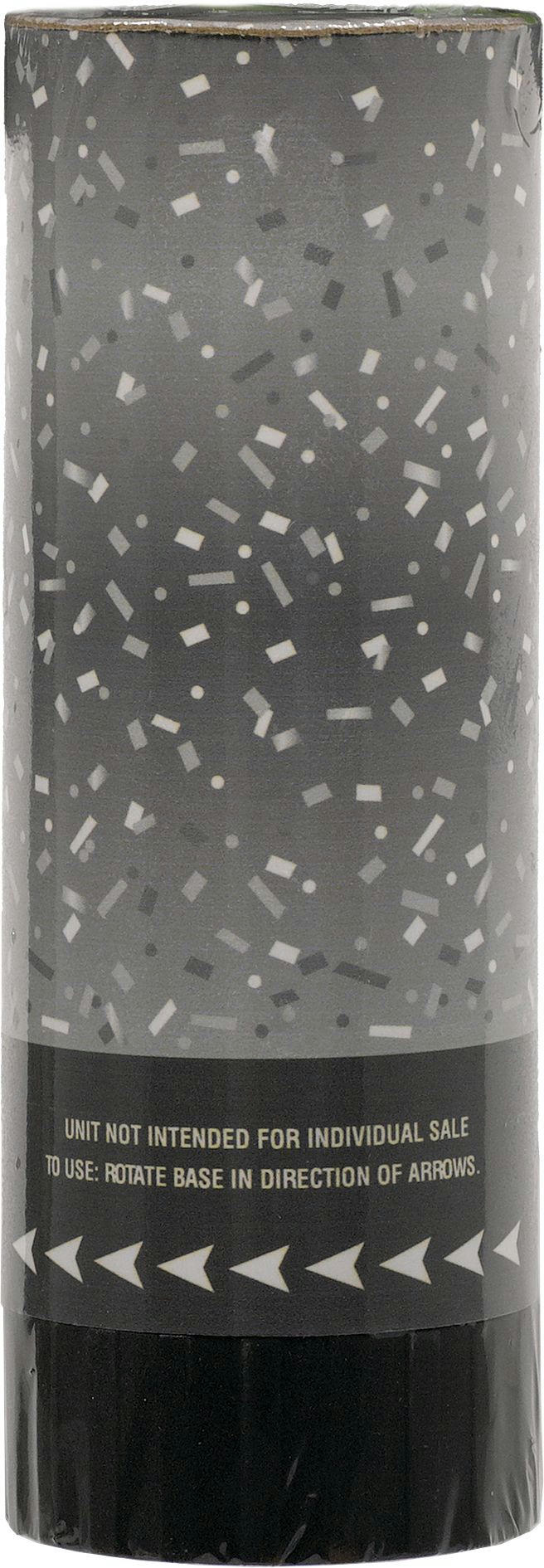 Silver Confetti Party Poppers, 3-pk