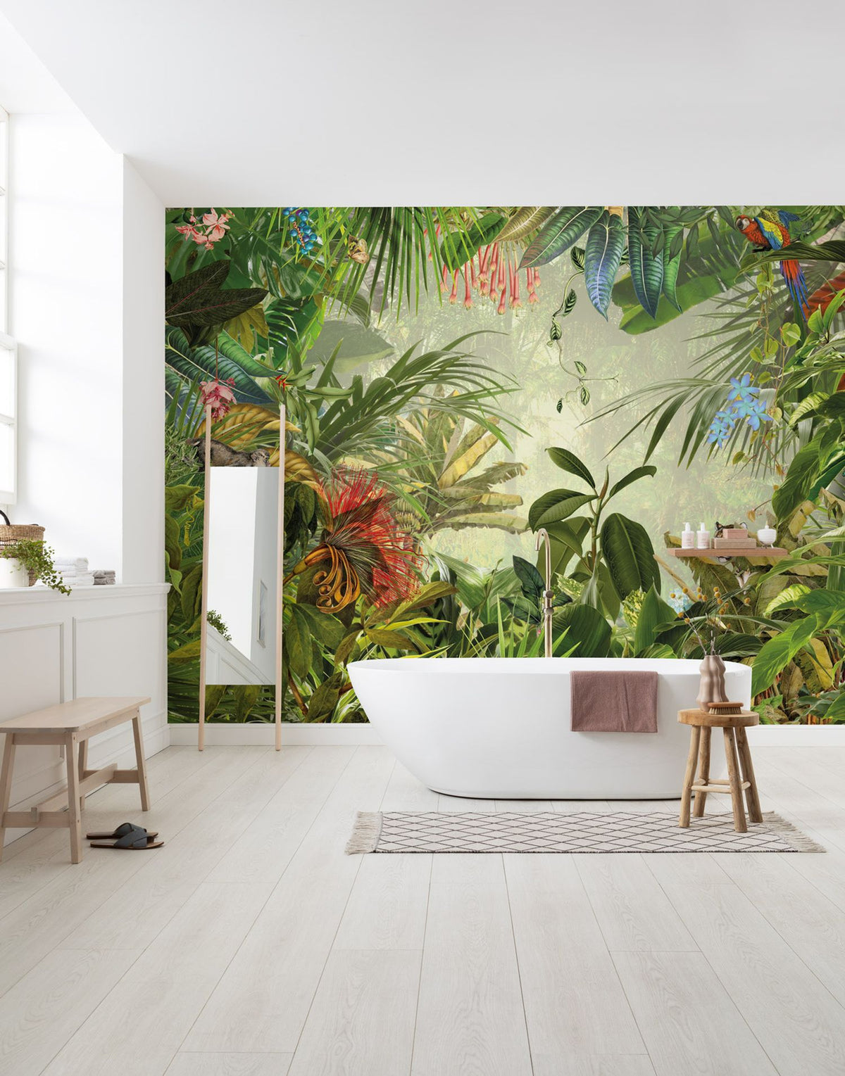 Komar fotobehang Into the Wild jungle groen - 368 x 248 cm - 611128