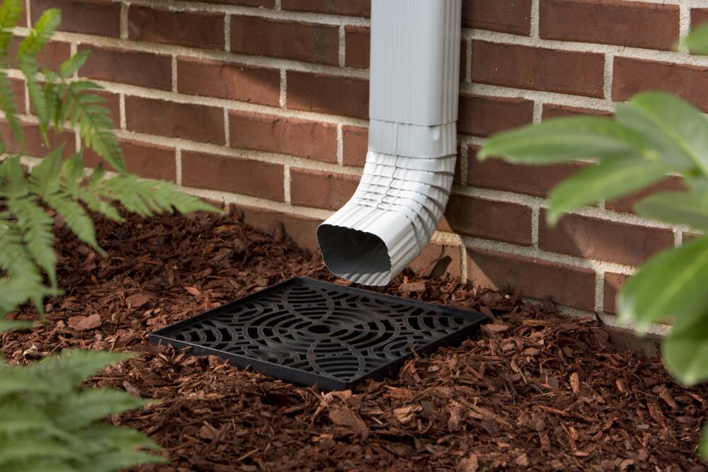 Euramax StealthDrain® Low Profile Catch Basin, Black