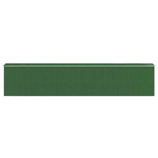 NNEVL Garden Shed Green 192x1021x223 cm Galvanised Steel