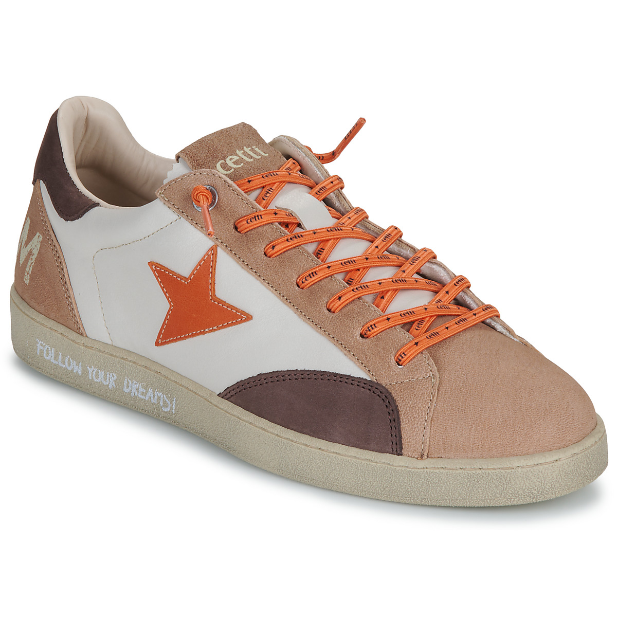 Cetti - C-1342-V26-EVER-NATURE-WOOD-IVORY - Ecru / Brown / Orange