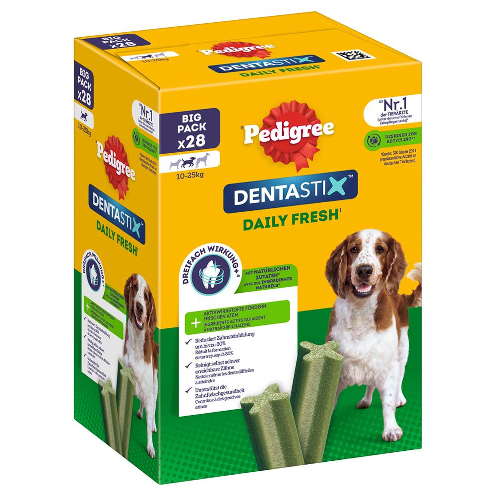 Pedigree Dentastix Fresh - Daily Freshness for Medium Dogs (10-25kg)