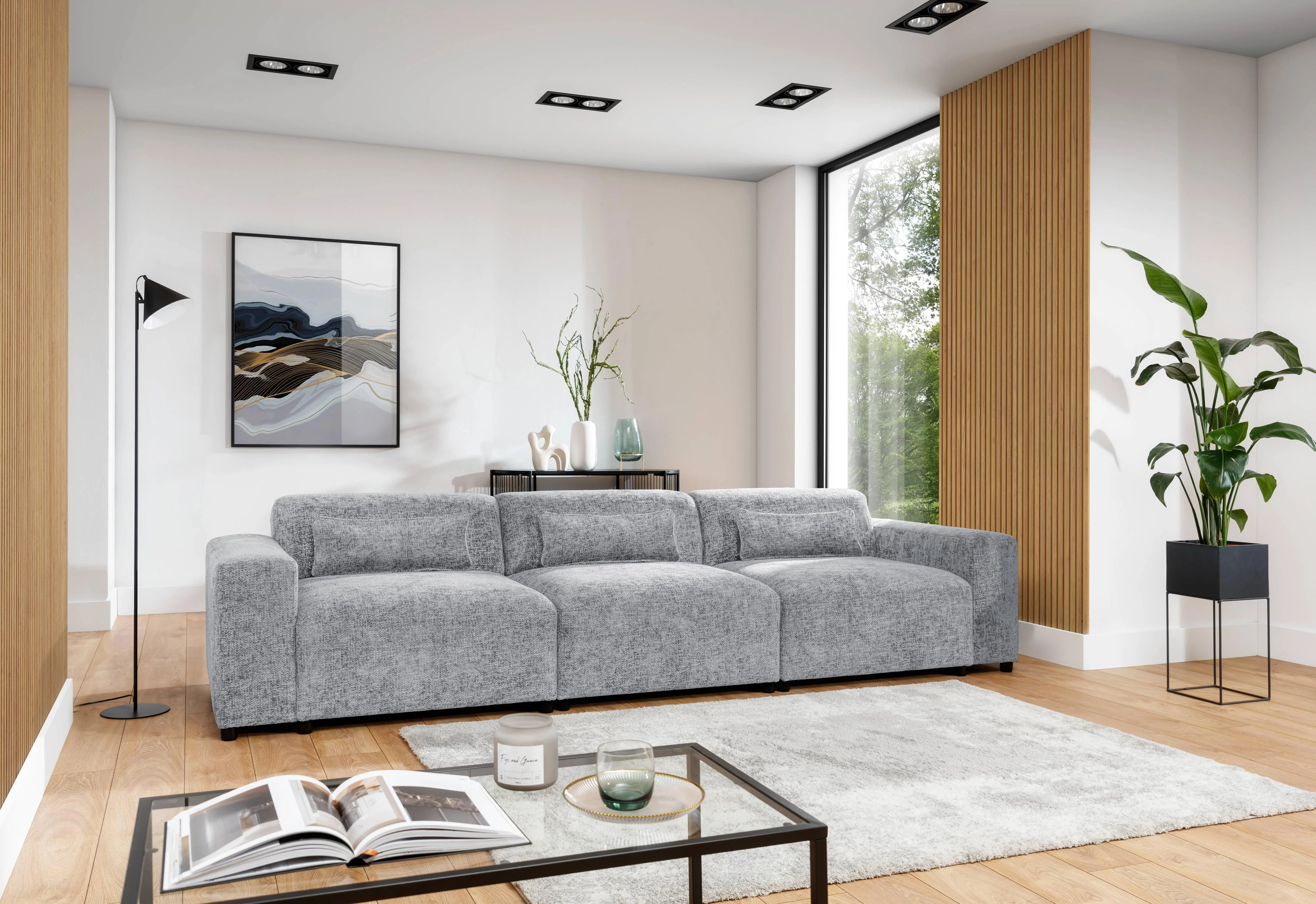 3-zitsbank Rizza chenille