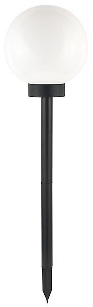 Balise à piquer extérieure LED intégrée solaire Kimberley 0.02W IP44 GoodHome noir
