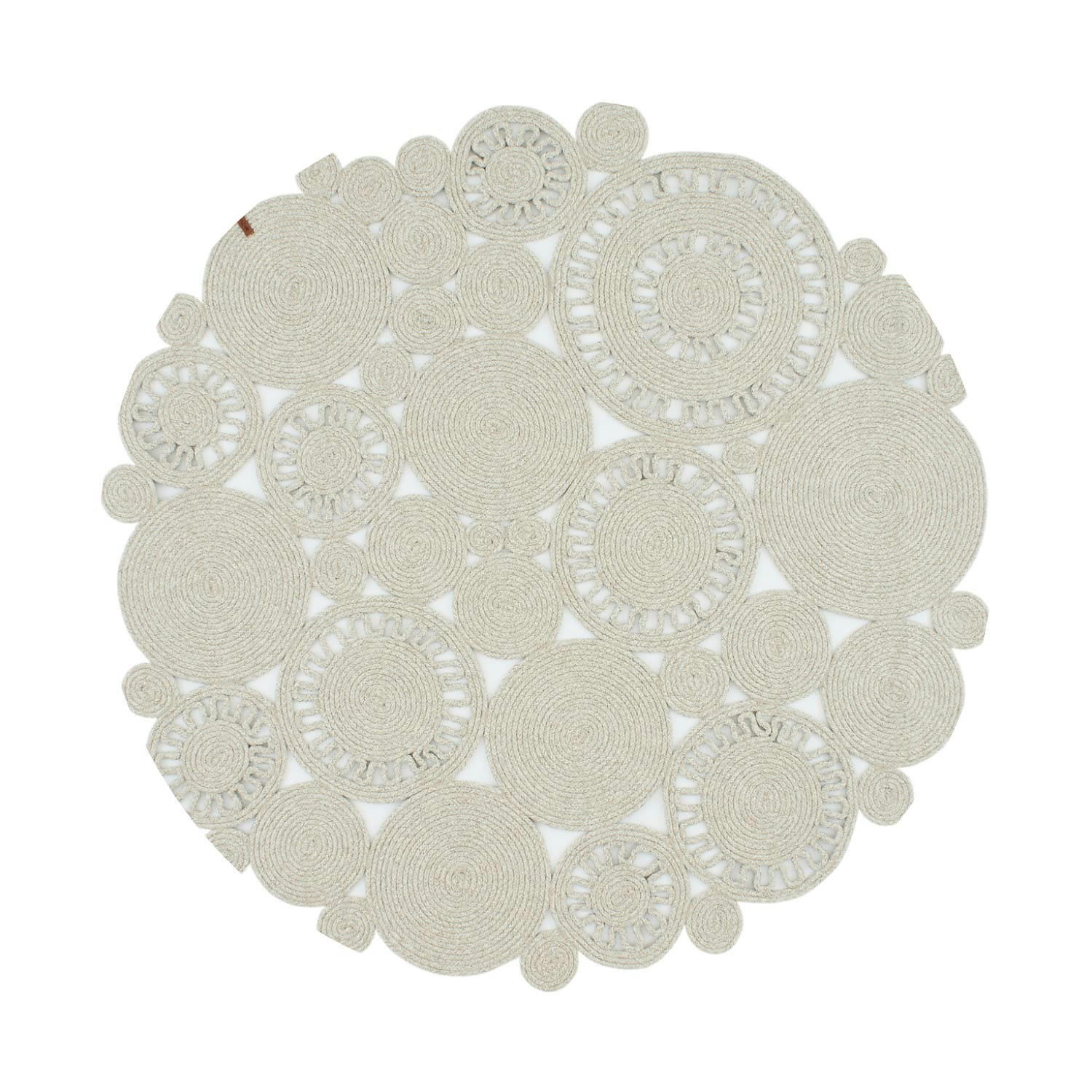 BAO - Tapis intérieur et extérieur sable 150x150cm