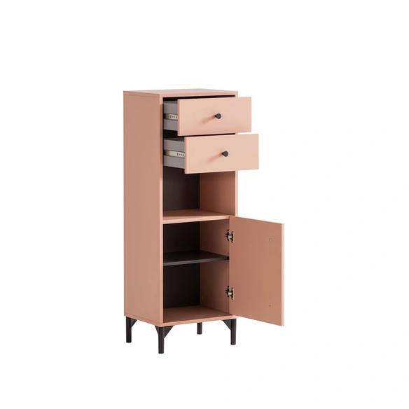 Highboard »Smash«, BxH: 40,3 x 114,4 cm, apricot