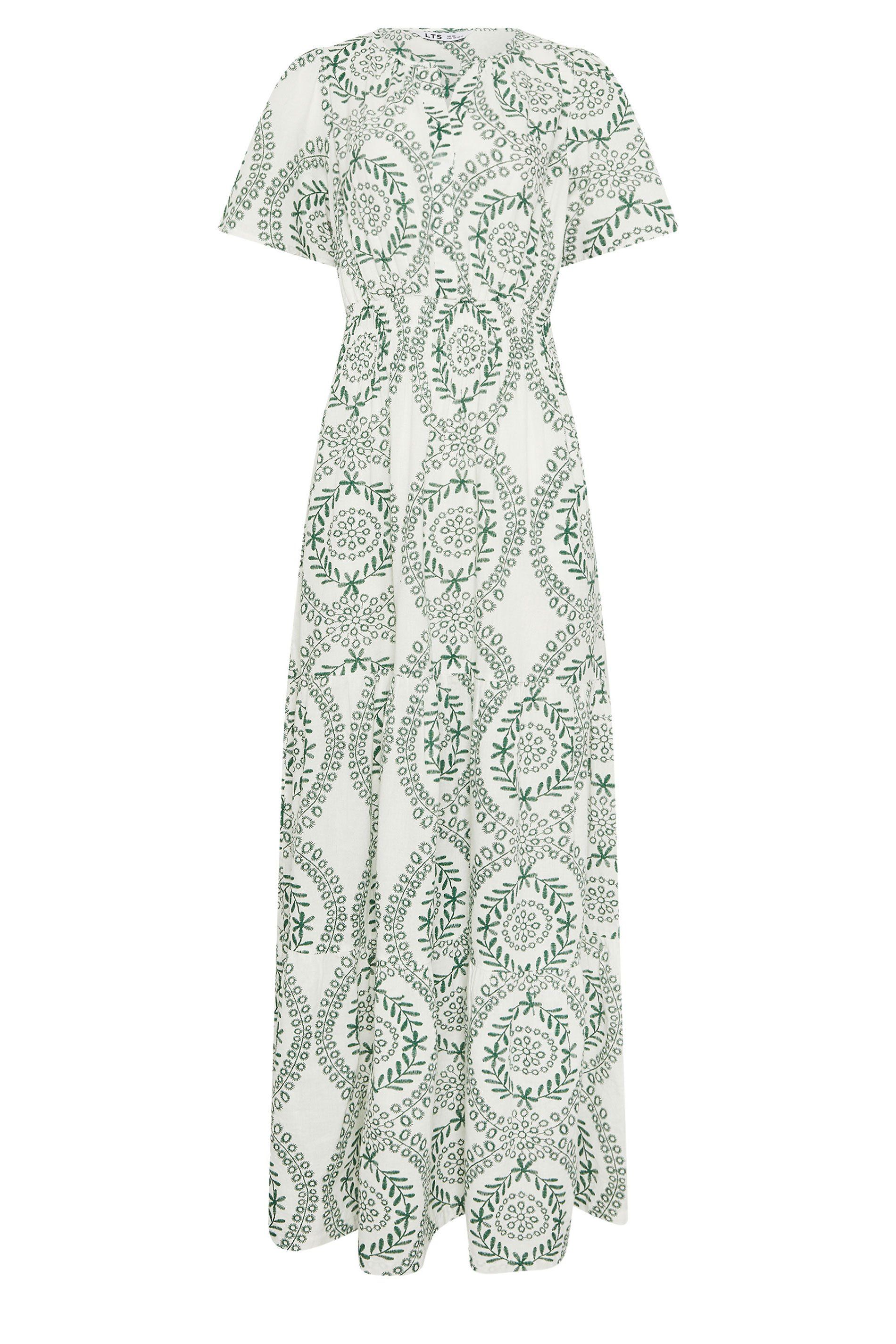 Long Tall Sally Tall Leaf Print Maxi Dress
