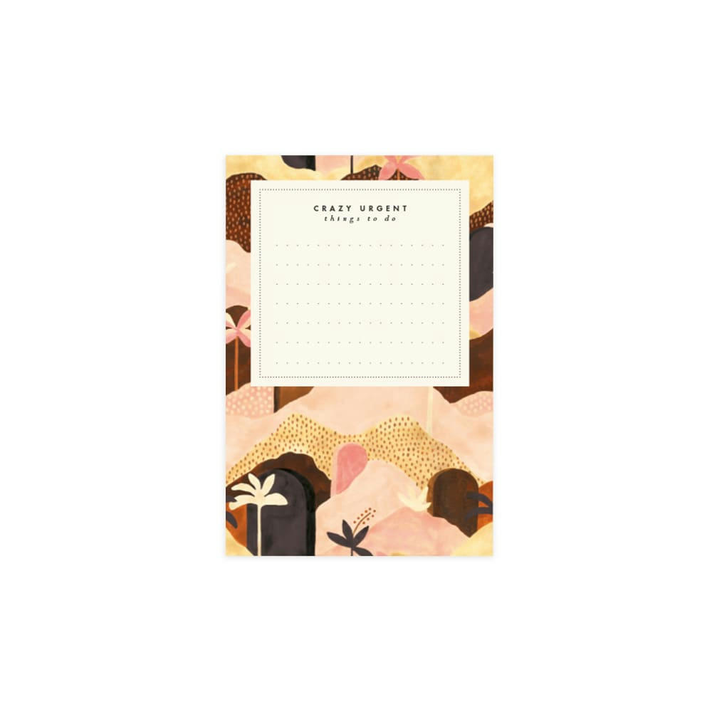 - Bloc note motif desert californien