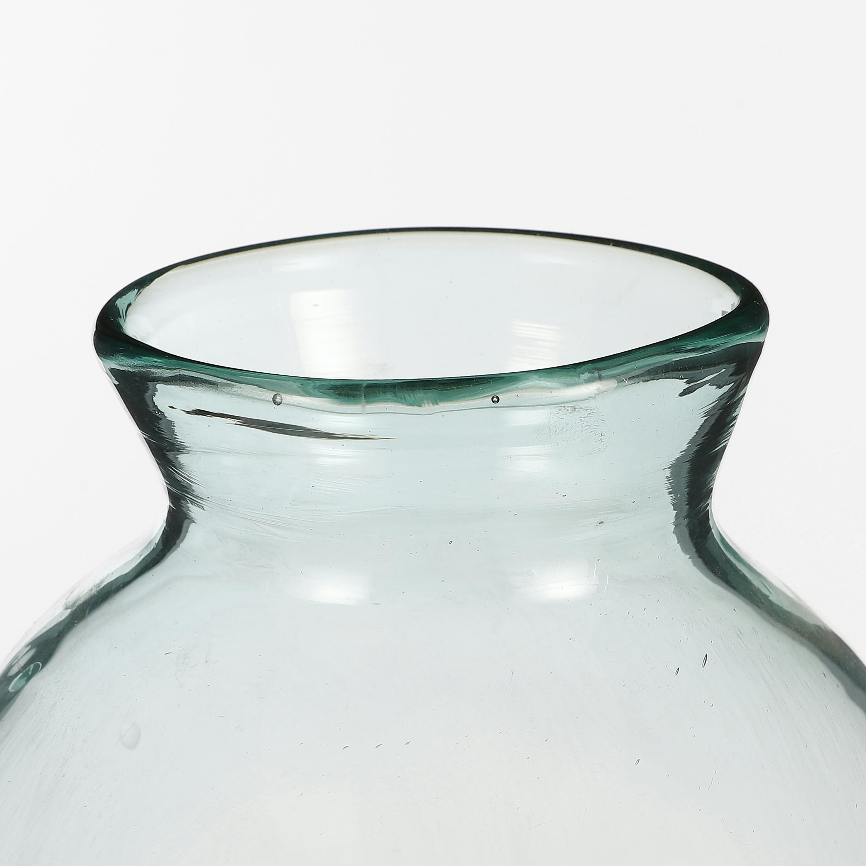 FLORINE - Vase bouteille en verre recyclé H44