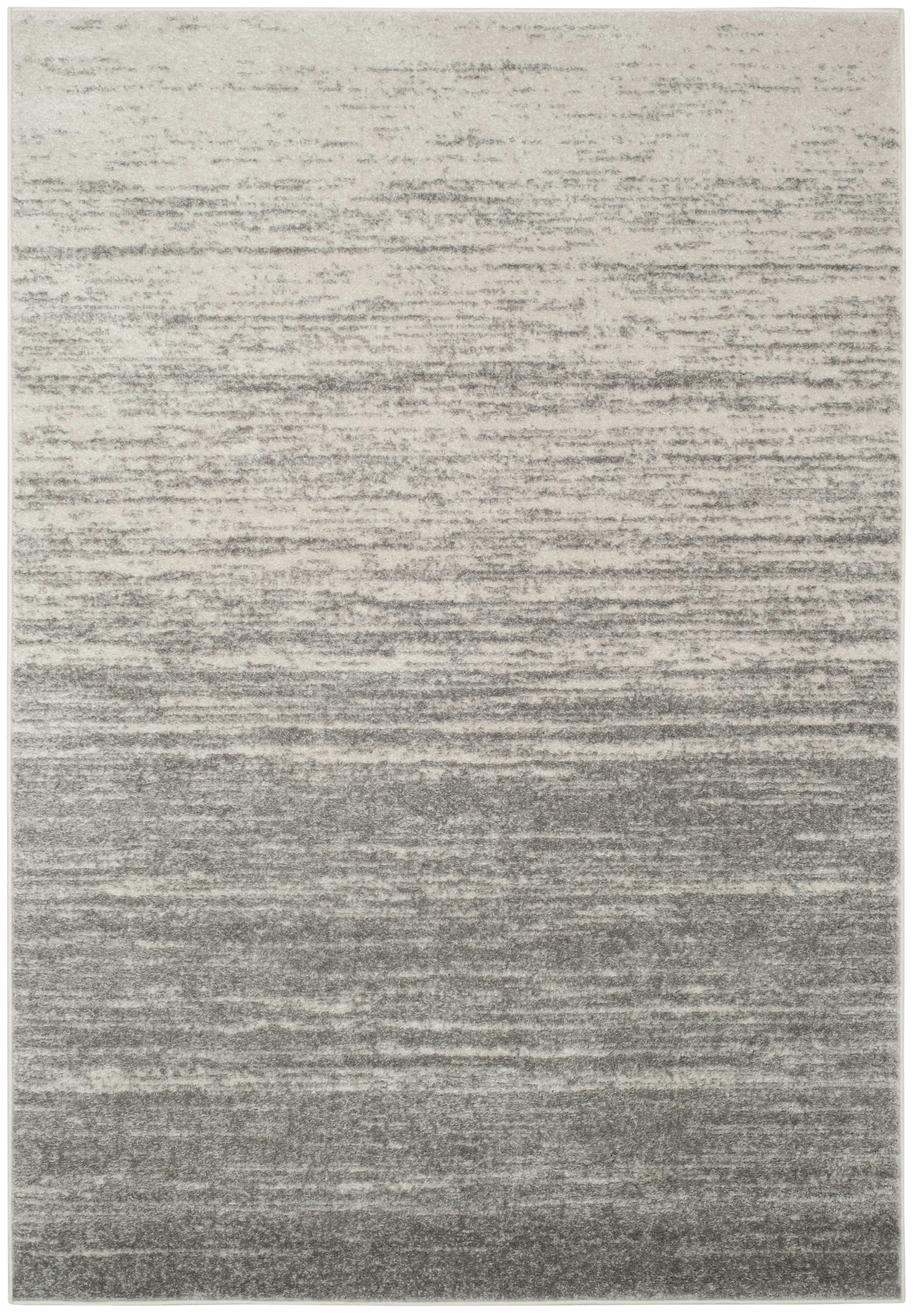 ADIRONDACK - Tapis de salon interieur en gris clair & gris, 155 x 229 cm