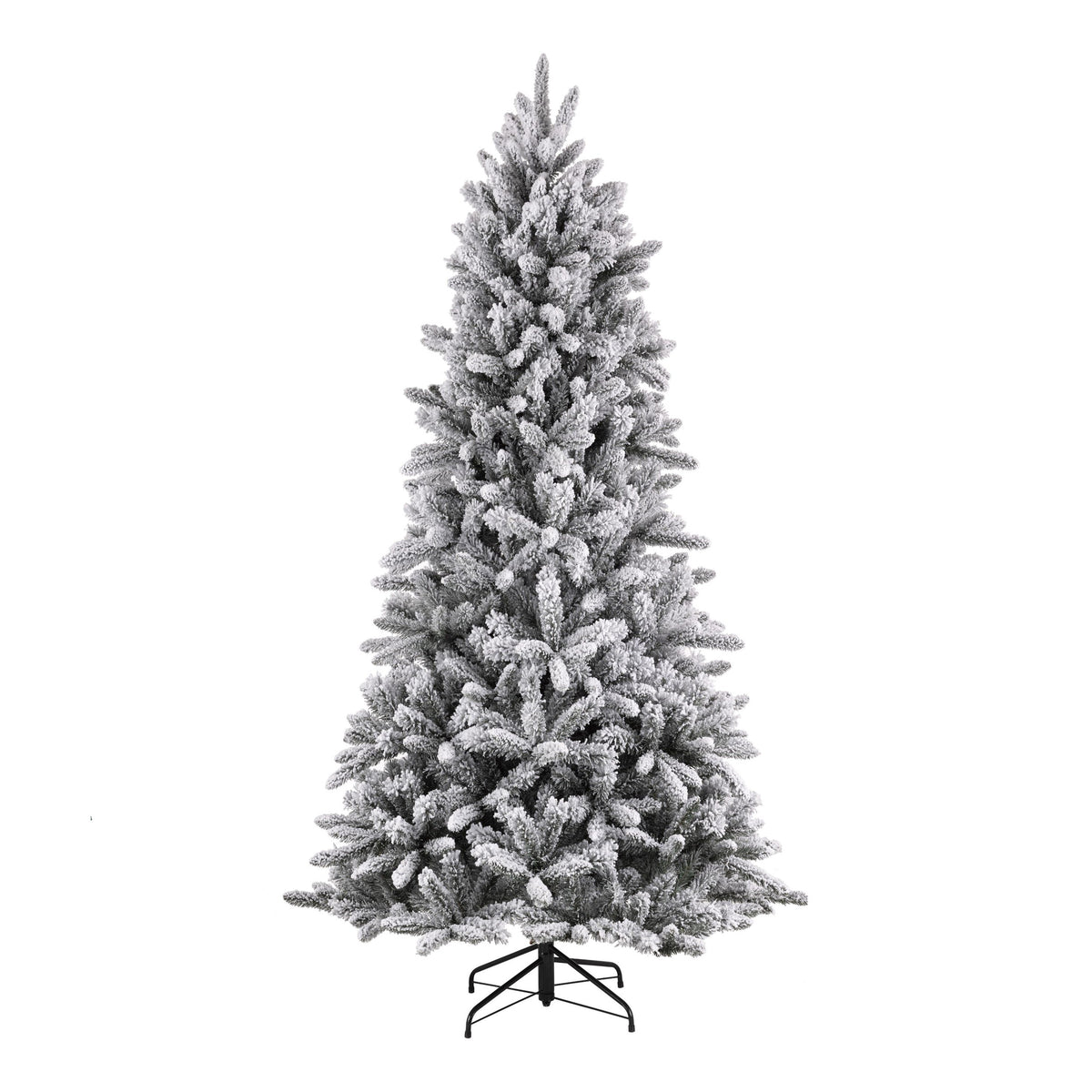 Black Box Trees Snowdon Kunst Kerstboom met Sneeuw - Kunstkerstboom H155 x Ø102 cm - Groen Frosted