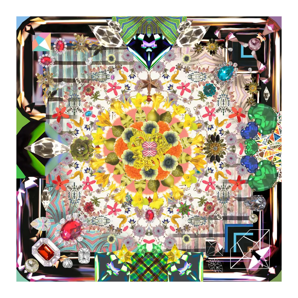 Wollteppich Jewels Garden