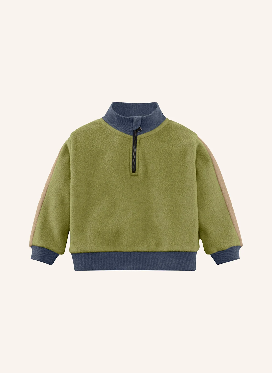 hessnatur hessnatur Softfleece Troyer aus reiner Bio-Baumwolle