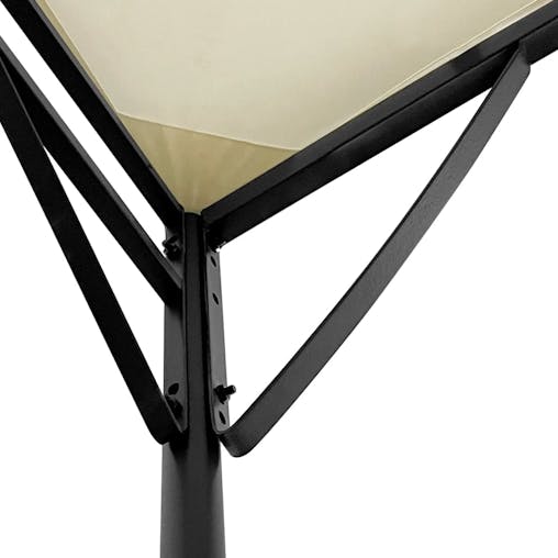 NNEVL Canopy Cream 4x3 m 180 g/m&sup2; Fabric and Steel
