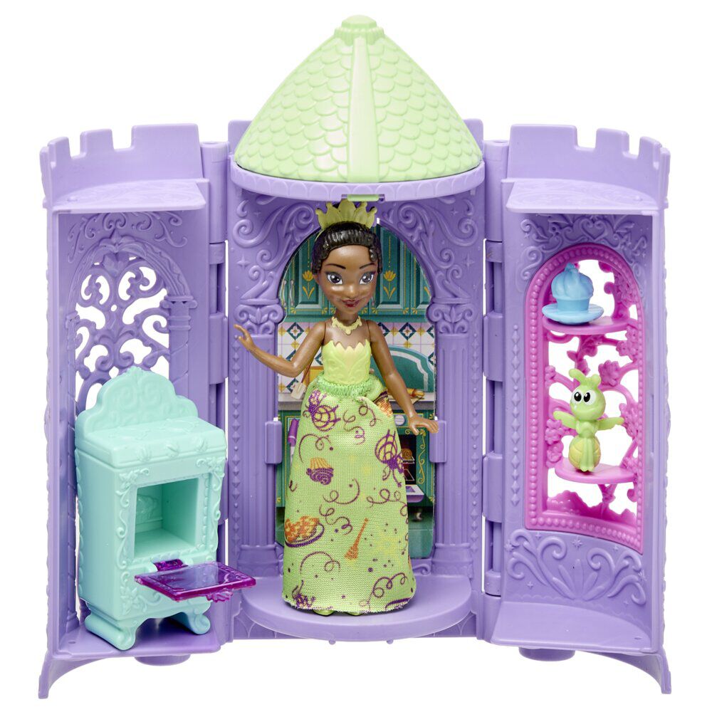 Tourelle princesse Disney surprise plastique 16,5x5xH8cm (4 modèles)