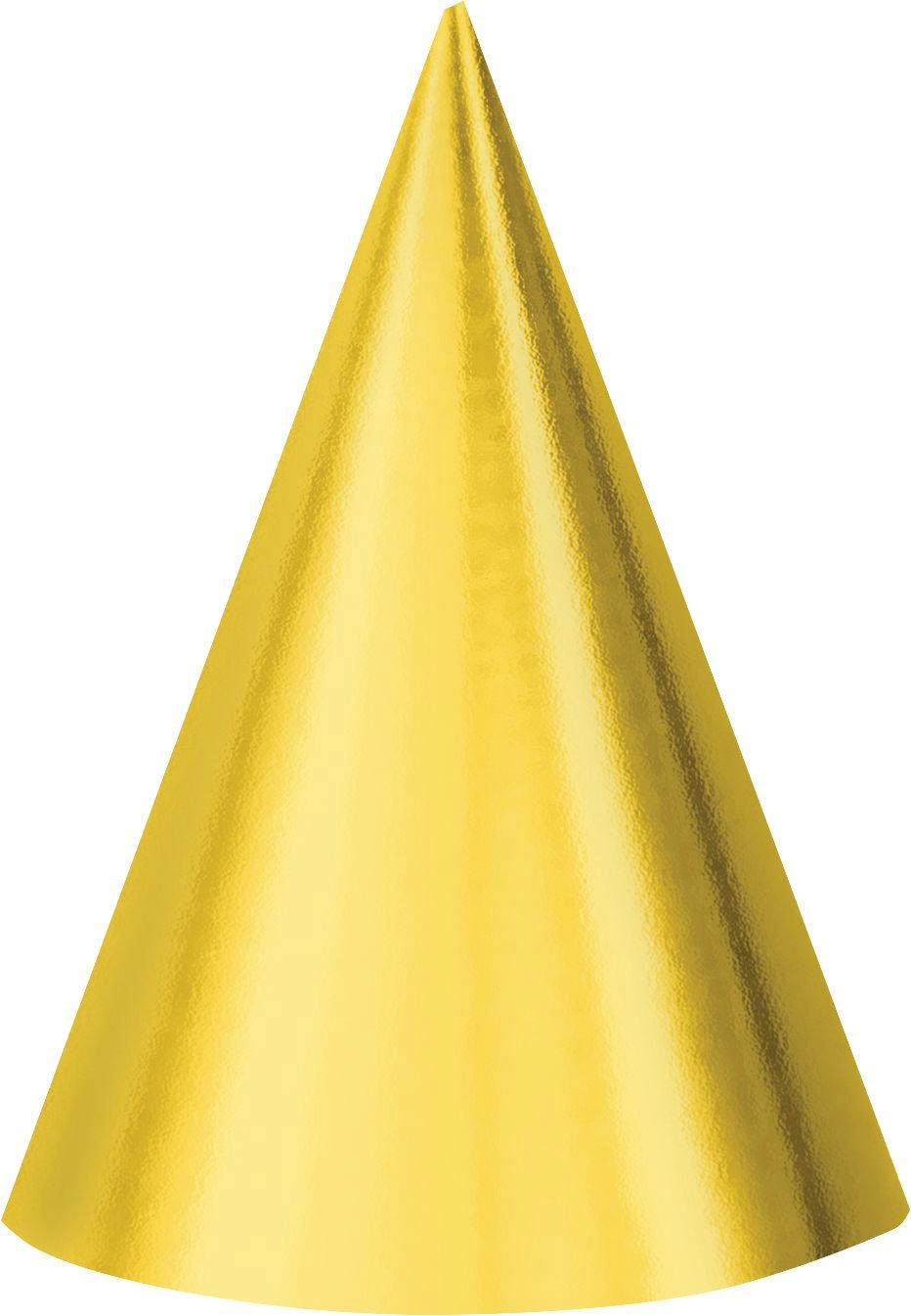 Metallic Cone Party Hats, Gold/Silver, One Size, 12-pk, Wearable Accessories for Birthdays