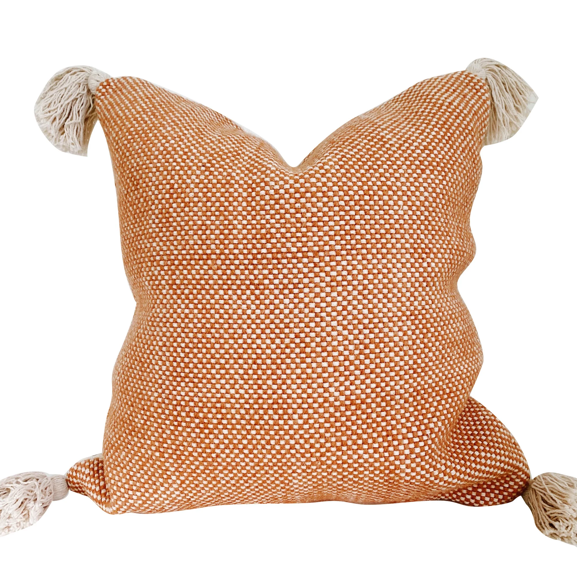 Spring Pillow Combo, Set4 Throw Pillows, Pastel Farmhouse Pillows, Orange Peach Rust Neutral Sofa Pillow Combination, Textured Pillow Covers