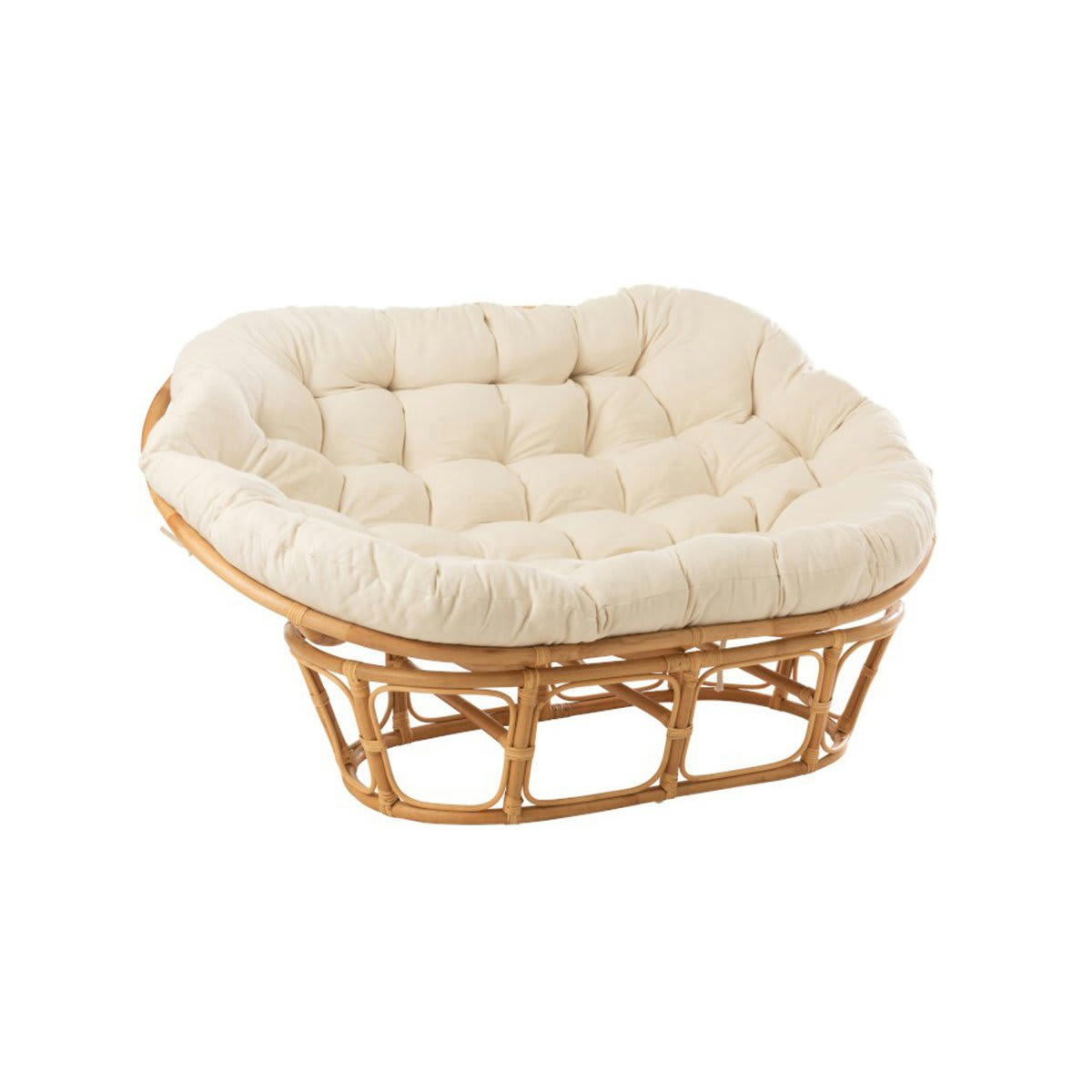 RICK - Fauteuil de jardin loveuse en rotin