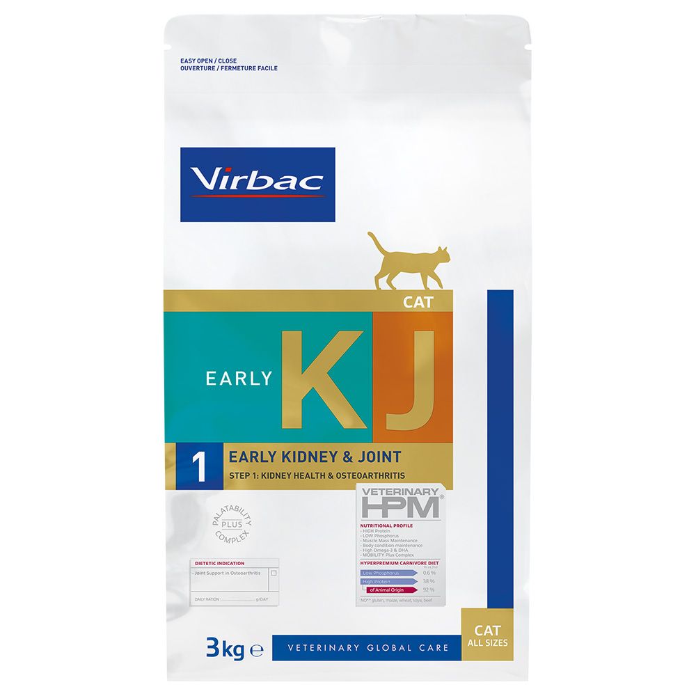 Virbac Veterinary HPM Cat Early Kidney & Joint Support KJ1