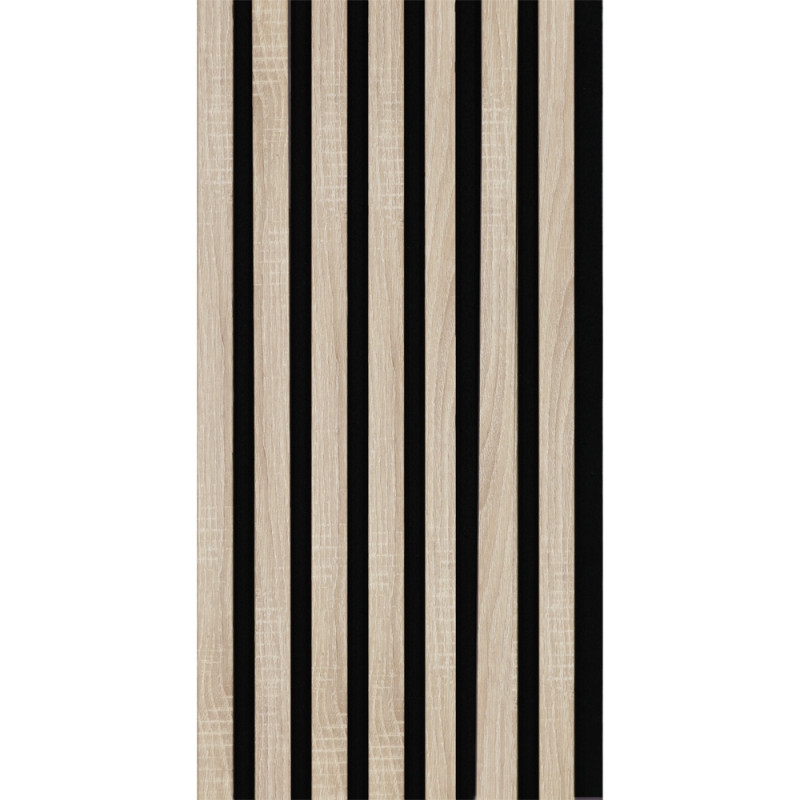 Lambris revêtu Decowall Acoustic chêne clair 260 x 30 x 3,5 cm 2 pièces CANDO