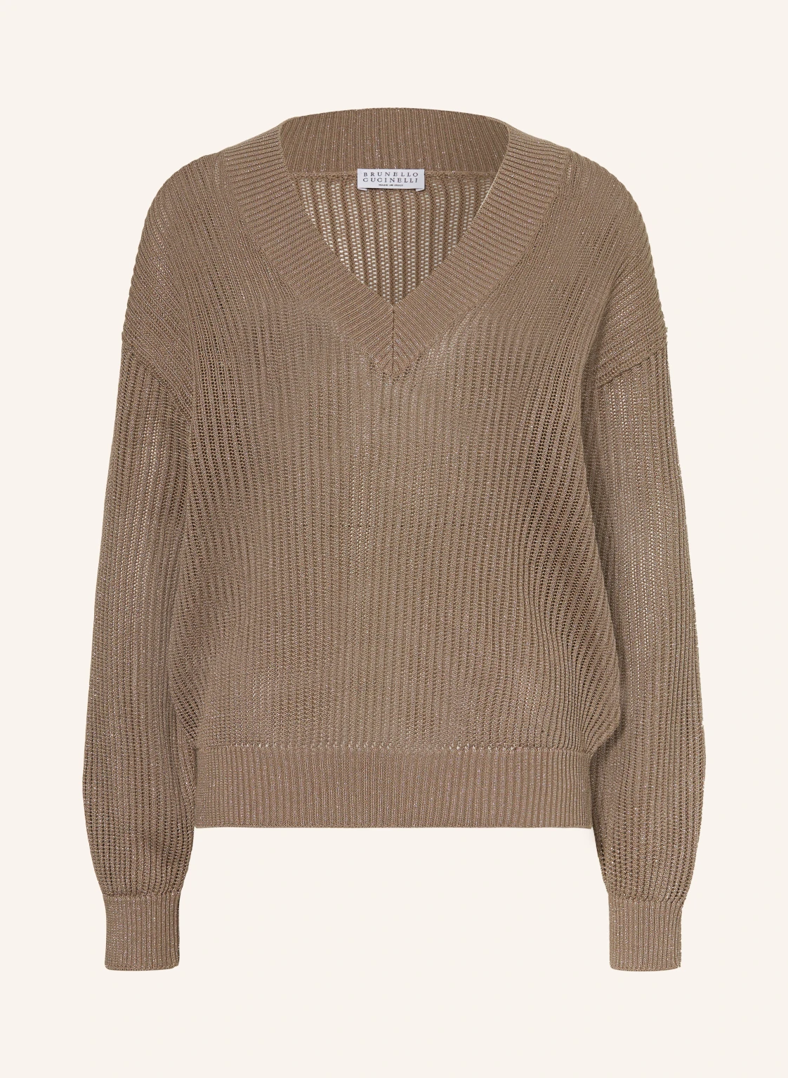 BRUNELLO CUCINELLI Pullover mit Glitzergarn