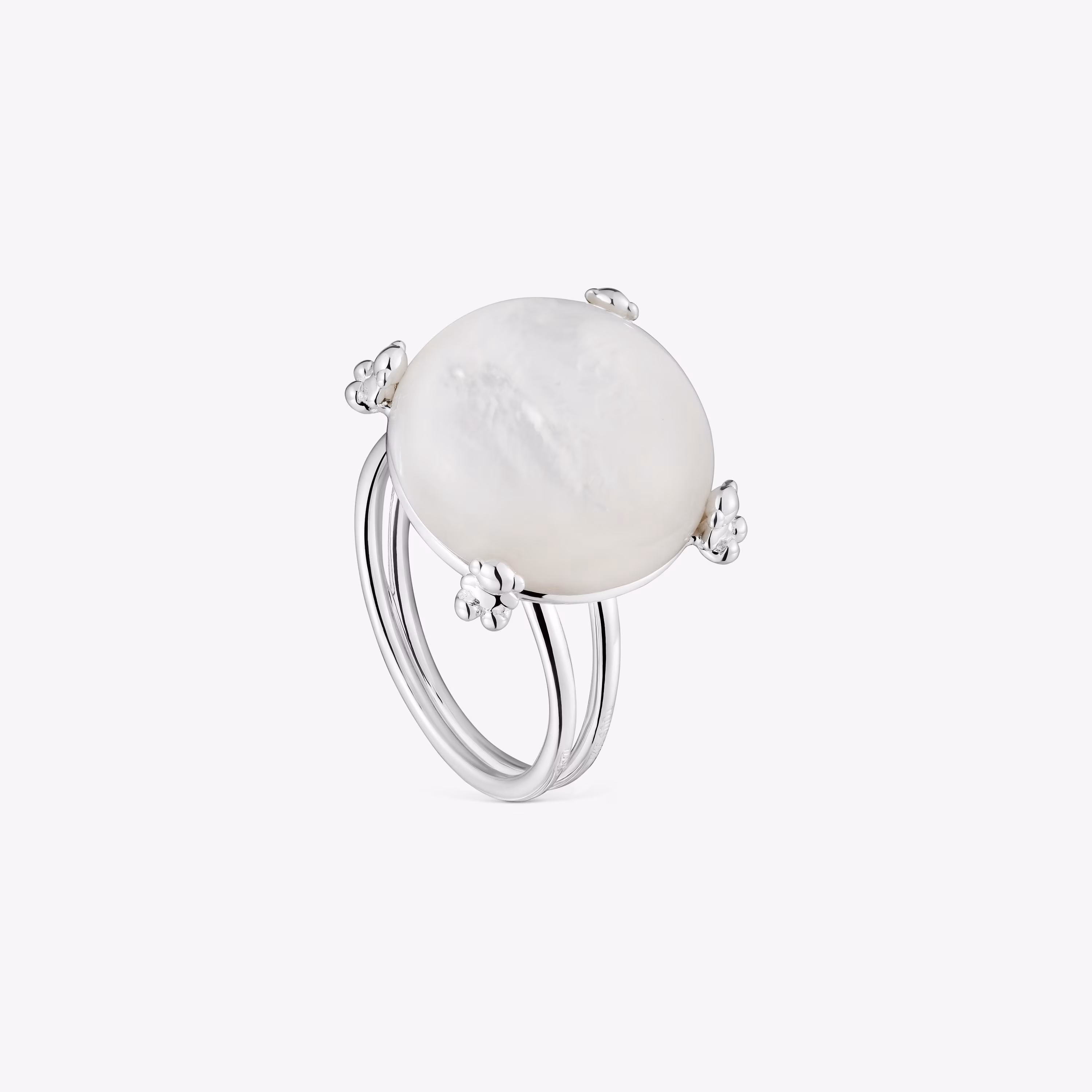 Anillo de plata y nácar Color Pills