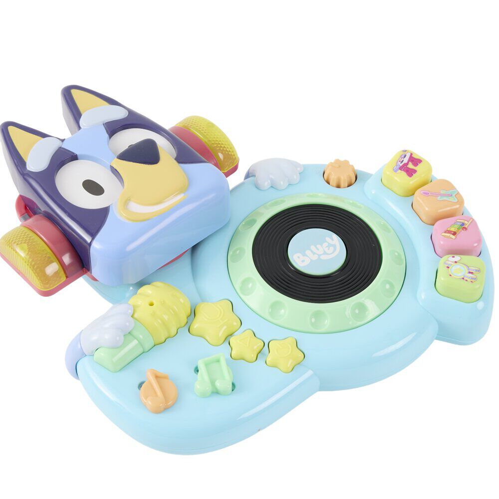 Jeu platine DJ enfant Bluey son et lumière violet 29x7,5xH27cm