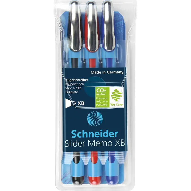 Kugelschreiber 3er-Set Memo