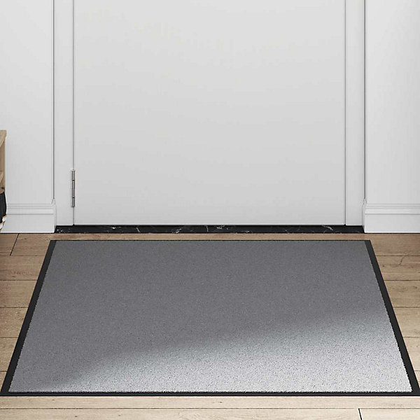 Paillasson gris 90x120 cm vidaXL