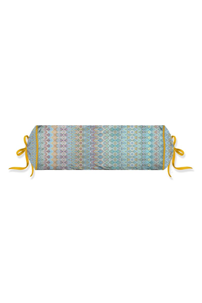 Pip Studio decoratiekussen Ashanti Roll - 22x70 cm - blauw
