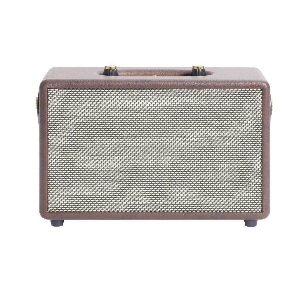 Enceinte rétro bluetooth en bois 20W