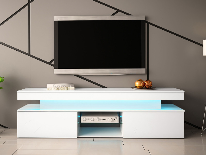 Szafka rtv Glossa 2d 190 z oświetleniem led