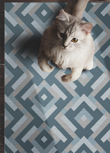 Dywan winylowy do domu Aztecka geometria 60 x 90 cm