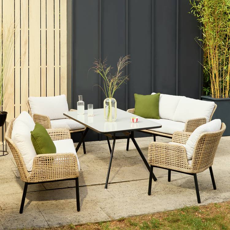 Habitat Timeless 6 Seater Garden Sofa Set