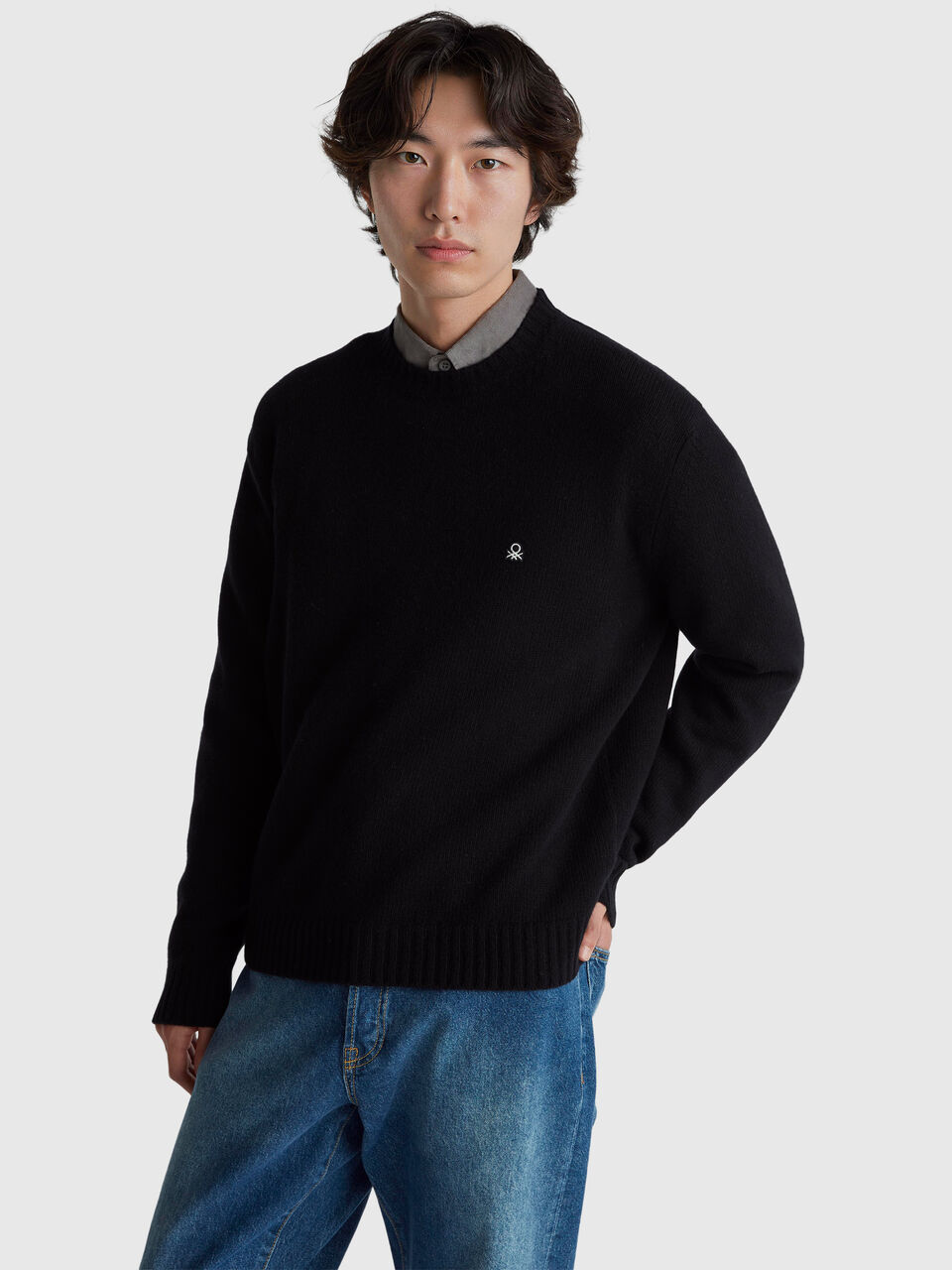 Sweater in wool blend