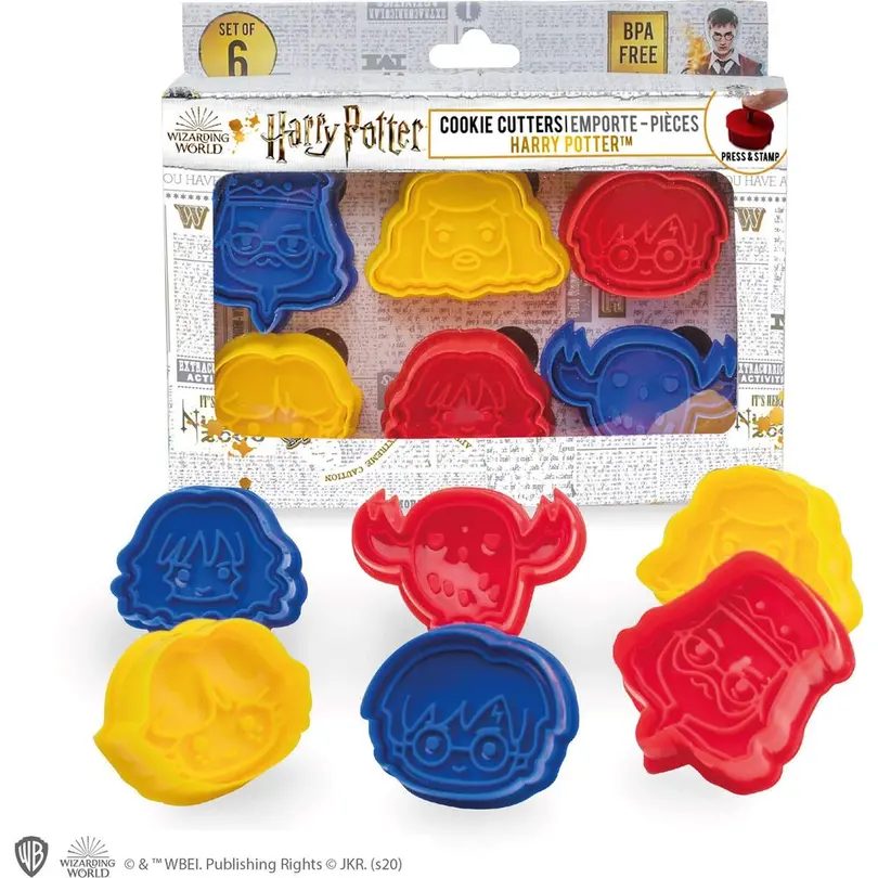 Ausstecher 6er-Set Harry Potter
