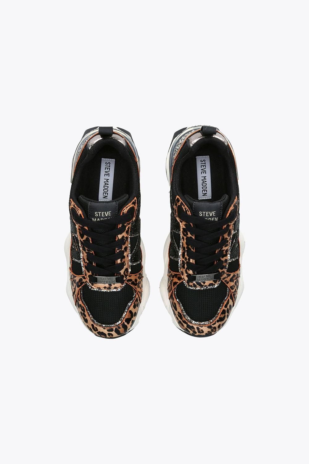 STEVE MADDEN Sedgwick Black' Fabric Trainers