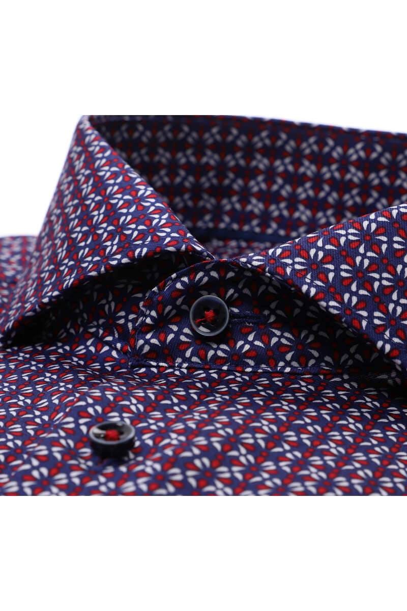 ETERNA Modern Fit Hemd rot, Bedruckt