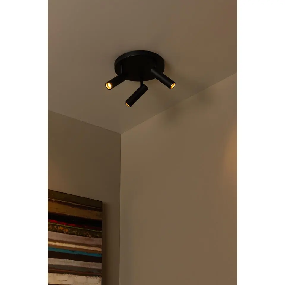 Lucide GRADO Plafondspot - Zwart