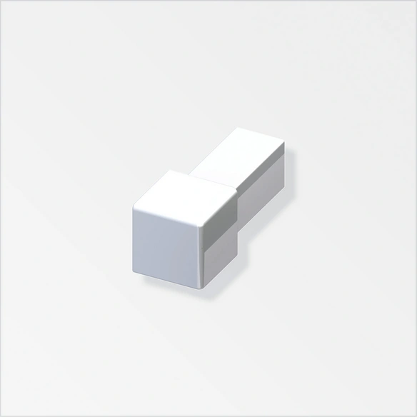 Fliesenquadrateck, Aluminium, BxL: x
