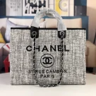 Chanel Handle Embroidered Crossbody Bag