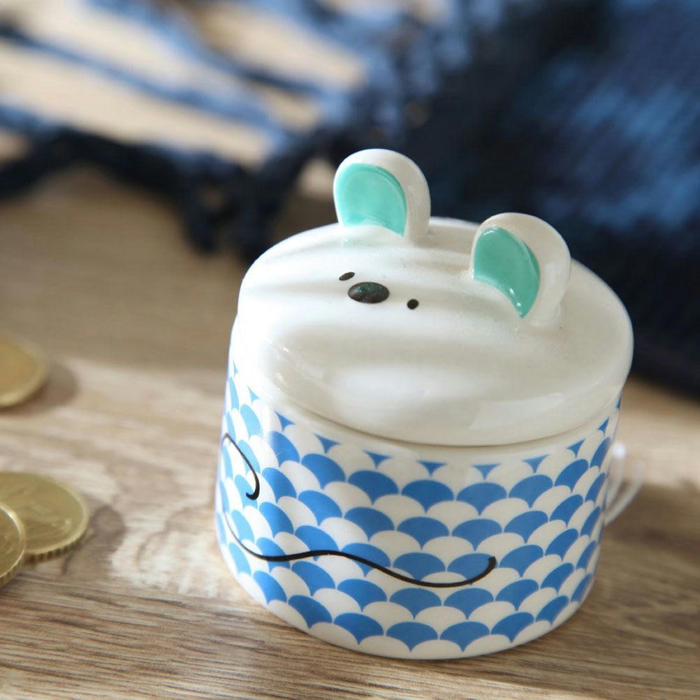 DOLOMITE - Petite boite à dents de lait blanc et bleu