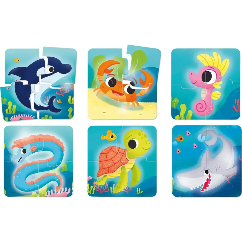 Puzzle 6er-Set Das Meer