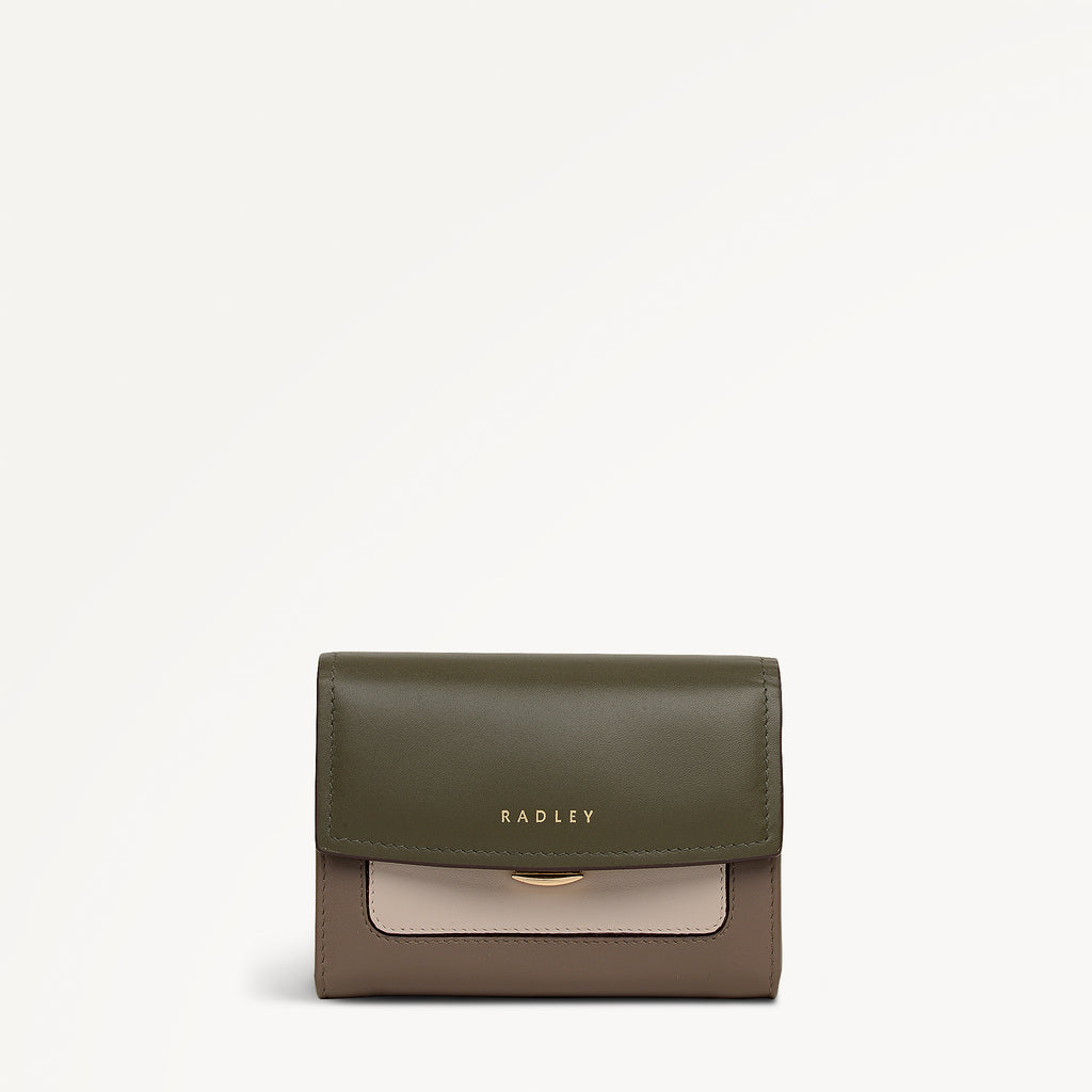 Albert Road - Colourblock Medium Flapover Purse - OSE15114
