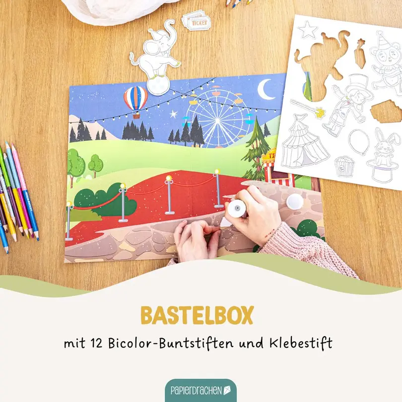Bastelset 30-teilig Tiere unserer Welt